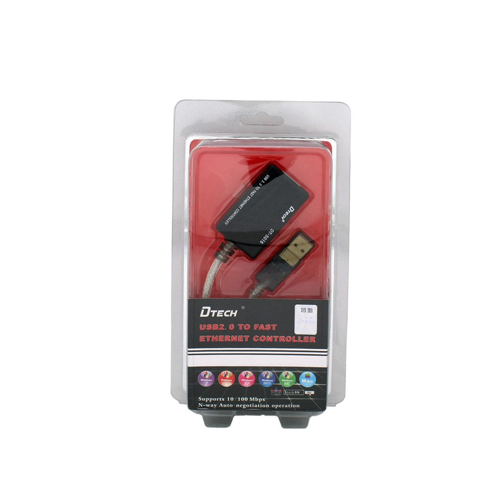 DTECH DT-5016 USB 2.0 لوحدة تحكم إيثرنت سريعة