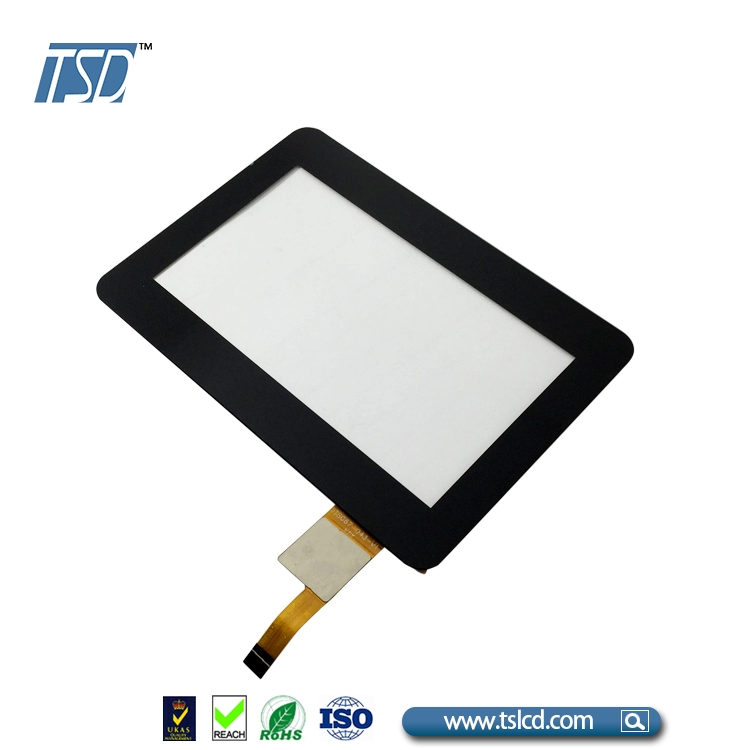 500cd / m2 4.3 '' لوحة TFT LCD مع غطاء عدسة تعمل باللمس
