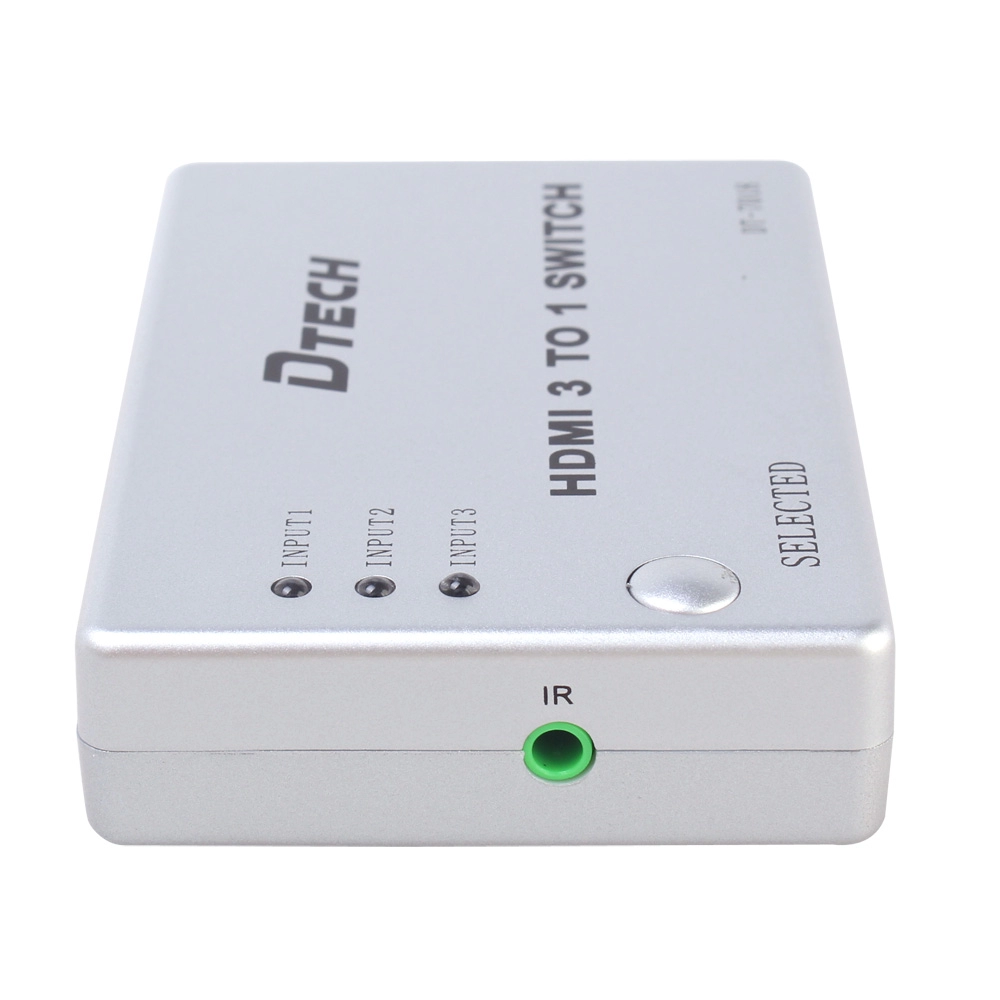 DTECH DT-7018 3 in 1 out HDMI SWITCH يدعم 1080p و 3D