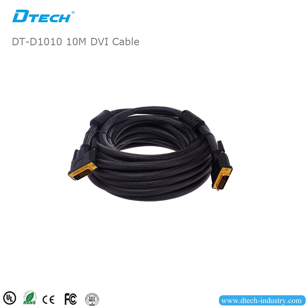 كابل DTECH DT-D1010 10M DVI
