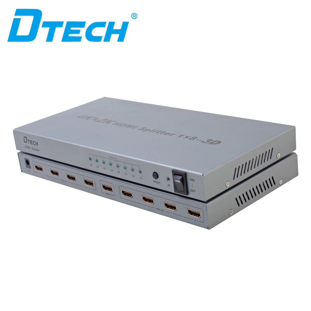 DTECH DT-7148 4K 1 إلى 8 HDMI SPLITTER