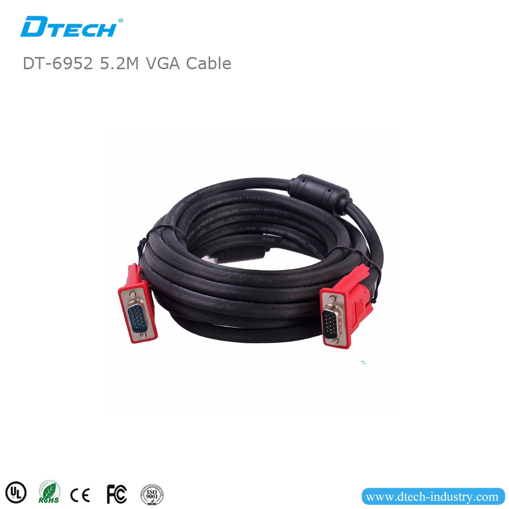 DTECH DT-6952 VGA 3 + 6 5.2M كابل VGA