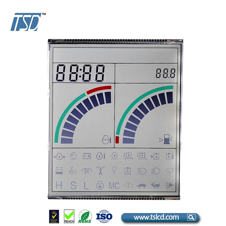 آلات الحفر HTN نوع إيجابي LCD مع ثلاثة ألوان الطباعة