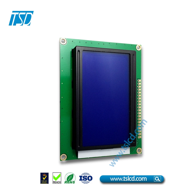 128x64 STN وحدة عرض LCD الأزرق cob