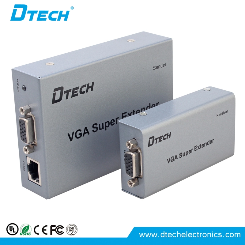 DTECH DT-7020A VGA EXTENDER 200M عبر إيثرنت