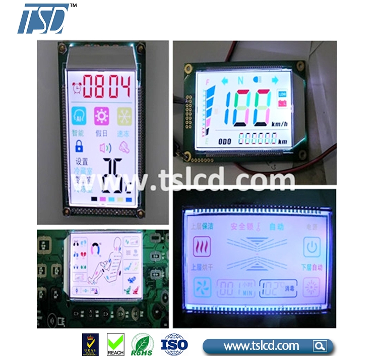 لوحة زجاجية LCD مخصصة إيجابية FSTN للآلة