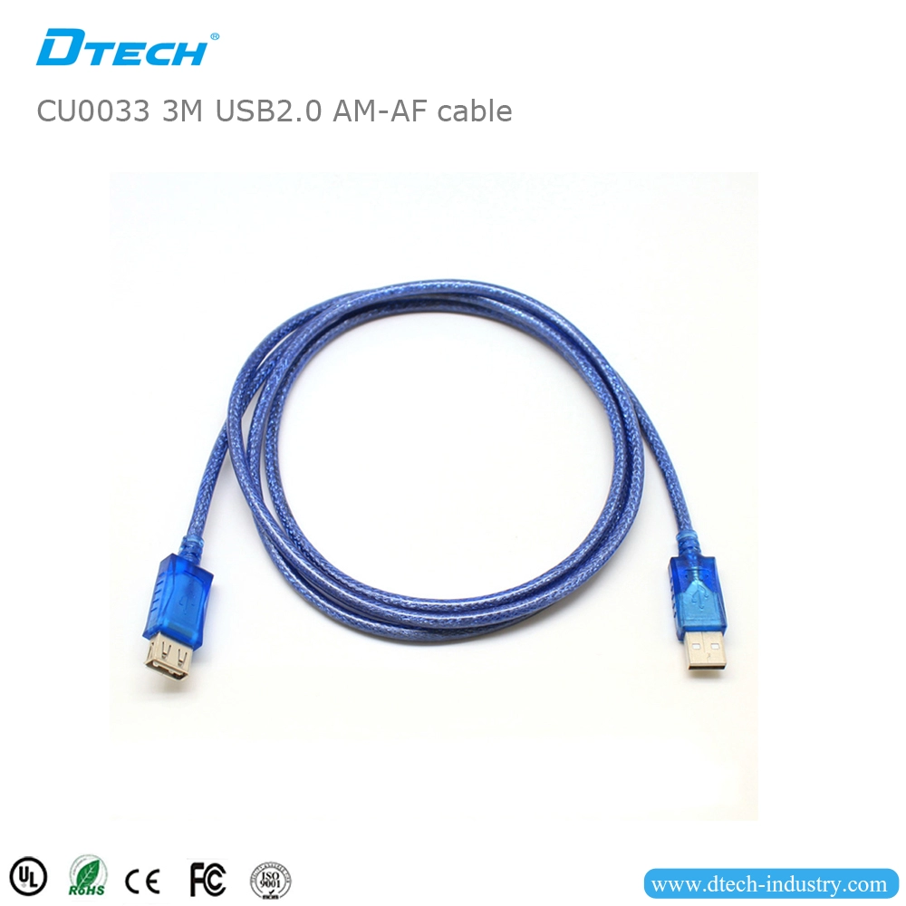 كابل DTECH CU0033 3M USB2.0 AM-AF