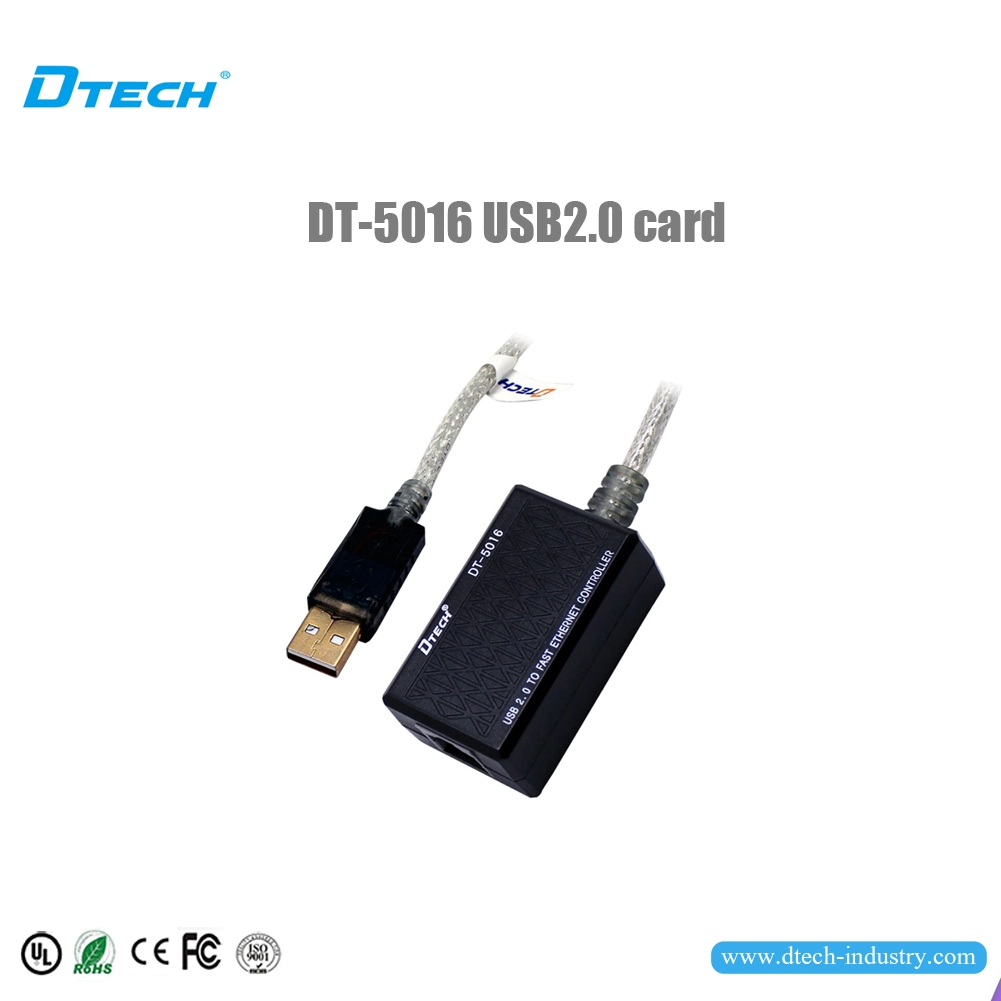 DTECH DT-5016 USB 2.0 لوحدة تحكم إيثرنت سريعة
