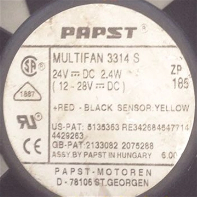 MULTIFAN 3314S 24V 2.4W EBMPAPST الألمانية الأصلية 92 * 92 * 32 رياح معدات الخط الثالث
