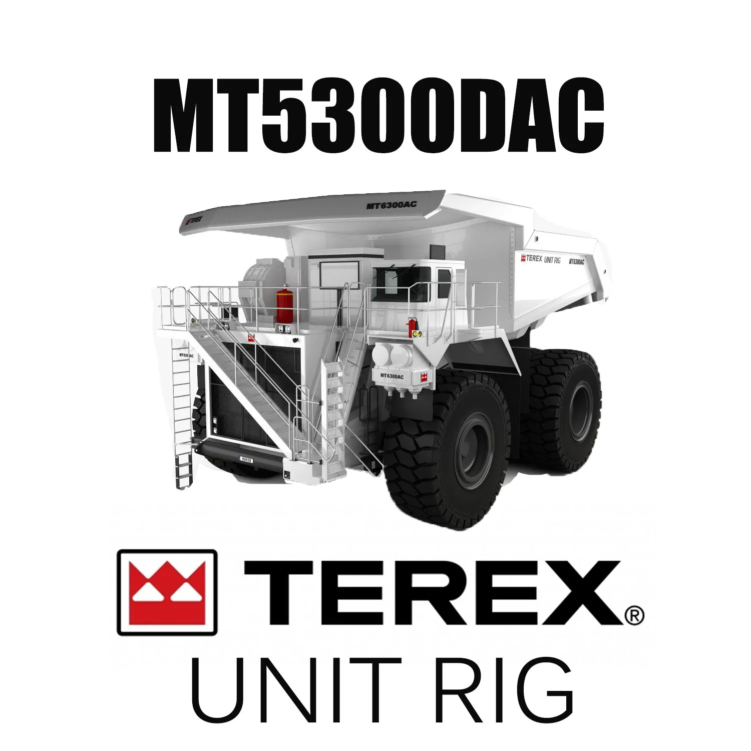 إطارات OTR العملاقة مقاس 63 بوصة 53 / 80R63 لمعدات التعدين وحدة RIG MT5300DAC