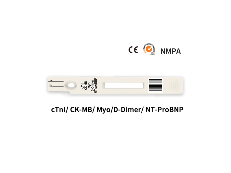 5 في 1 (cTnI / CK-MB / Myo / NT-proBNP / D-Dimer) اختبار كمي سريع