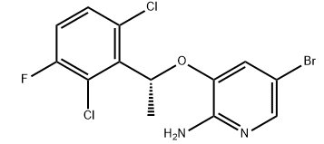 (R) -5-bromo-3- (1- (2،6-ثنائي كلورو-3-فلوروفينيل) إيثوكسي) بيريدين-2-أمين