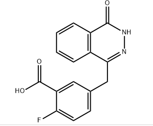 2-فلورو -5 - ((4-أوكسو-3،4-ديهيدروفثالازين-1-يل) ميثيل) حمض البنزويك