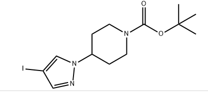 1-Piperidinecarboxylic acid ، 4- (4-iodo-1H-pyrazol-1-yl) - ، 1،1-dimethylethyl ester