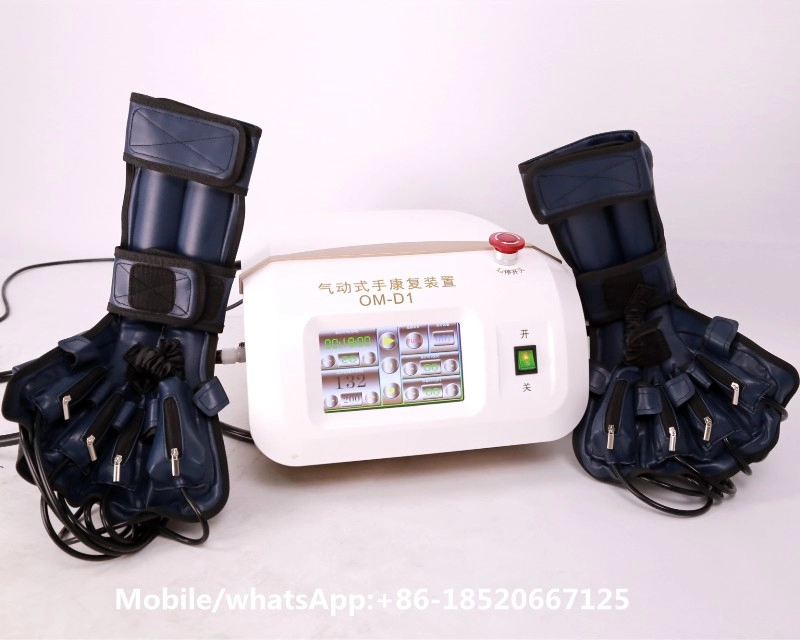 جهاز إعادة تأهيل اليد بالهواء المضغوط لمنع تقلص مفصل الإصبع بعد السكتة الدماغية