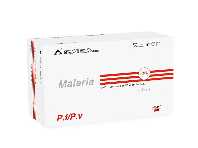 خطوة واحدة في اختبار الملاريا (Pf / Pv) ثلاثي الخطوط