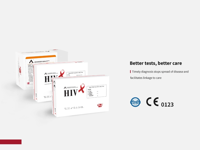 خطوة واحدة اختبار مكافحة فيروس نقص المناعة البشرية (1 و 2)