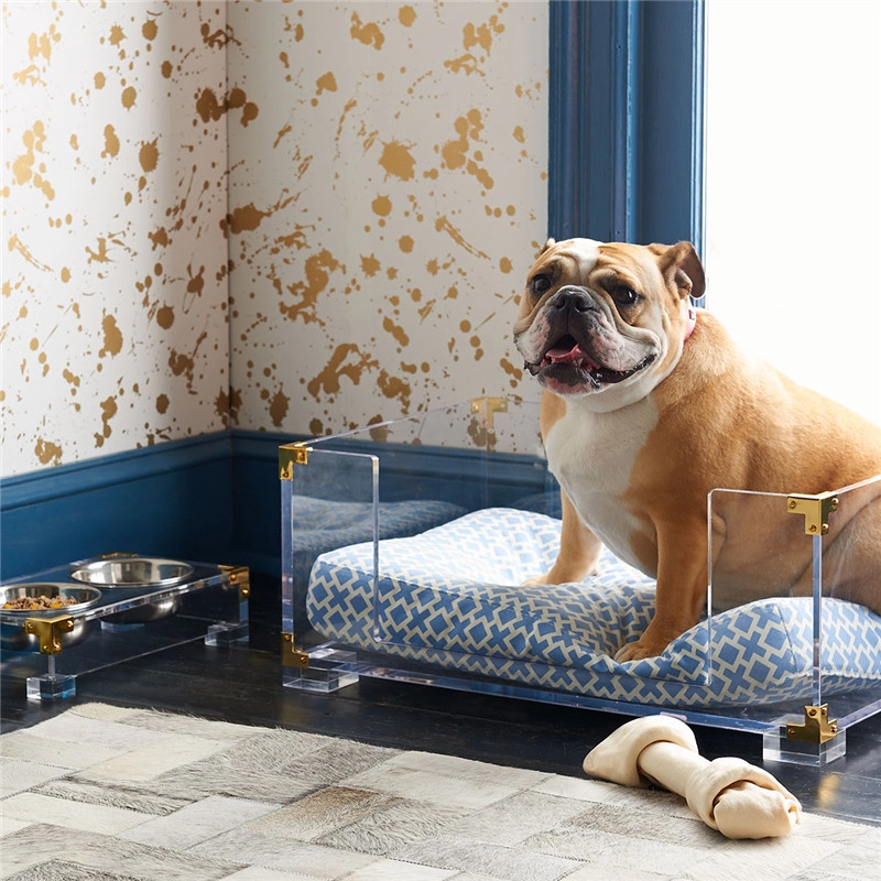 مخصص الاكريليك الكلب سرير المنتج الحيوانات الأليفة