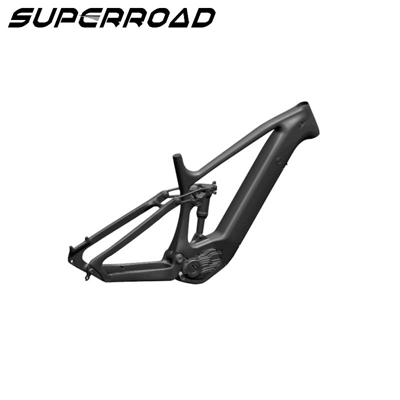 Superroad E Bike إطار الكربون تعليق Toray Enduro Frame Fork