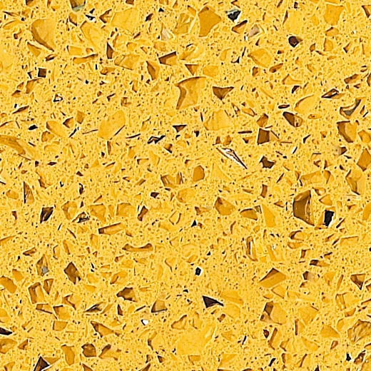 OP1802 كوارتز اصطناعي بلون أصفر ممتاز لخزانة المطبخ الأعلى