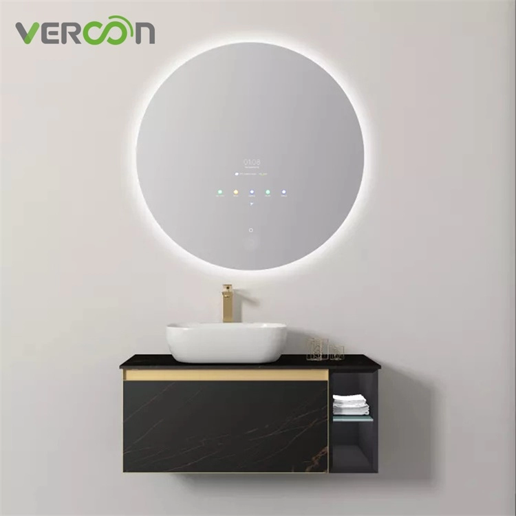 Vercon Exclusive Motherboard Android Mirror IP65 مرآة LED مقاومة للماء