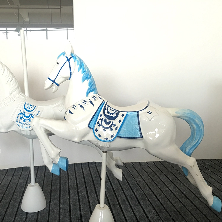 تماثيل عرض حصان من الألياف الزجاجية Lifesize للبيع