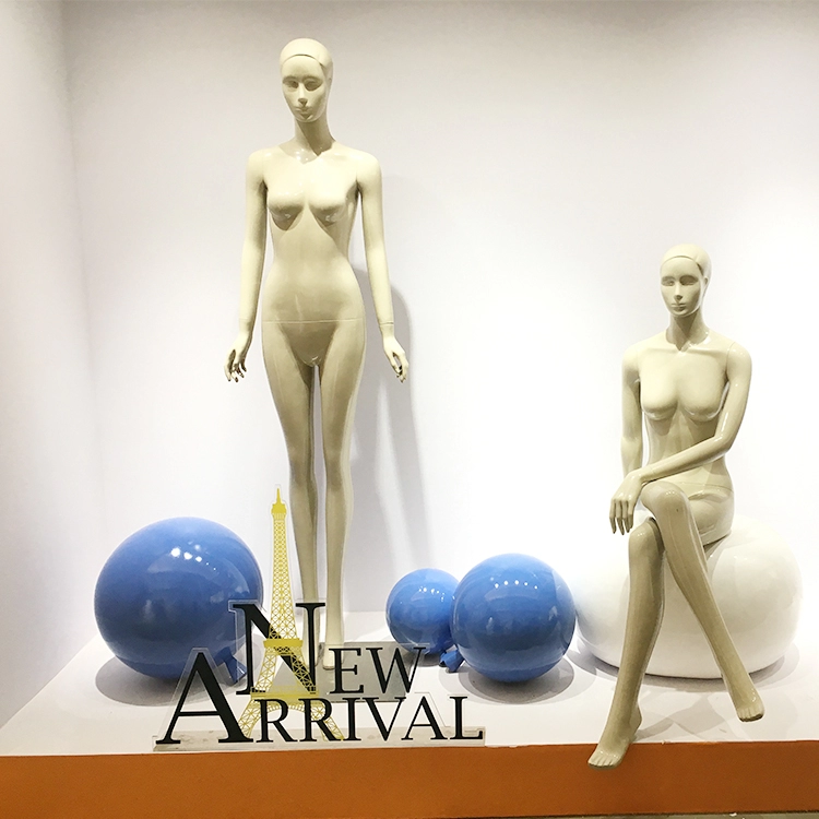 حار بيع بالونات زرقاء من الألياف الزجاجية لعرض نافذة متجر البيع بالتجزئة للإناث