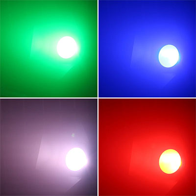 تأثير الإضاءة لـ 1x200W COB LED RGBWA Par Light