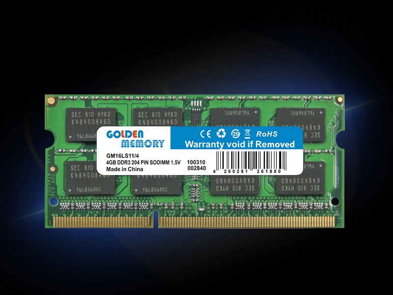 الجملة 1.35 فولت 1.5 فولت DDR3 Memoria RAM 8GB 1600MHz 1333MHz DDR 3 RAM 4GB SoDIMM Memory لأجهزة الكمبيوتر المحمول