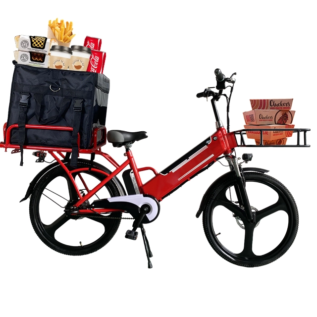48V 240W دراجة كهربائية توصيل الطعام الأحمر