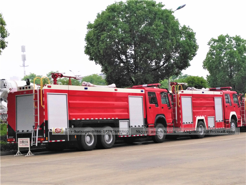 شاحنة إطفاء الحرائق ذات رغوة الماء