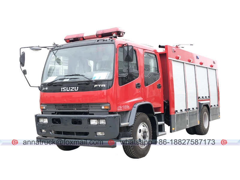 8.500 لتر شاحنة إطفاء حريق ايسوزو FTR