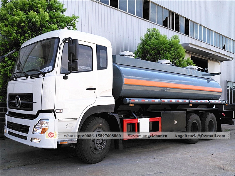 شاحنة صهريج حمض الهيدروكلوريك / السوائل الكيميائية 12 متر مكعب دونغفنغ