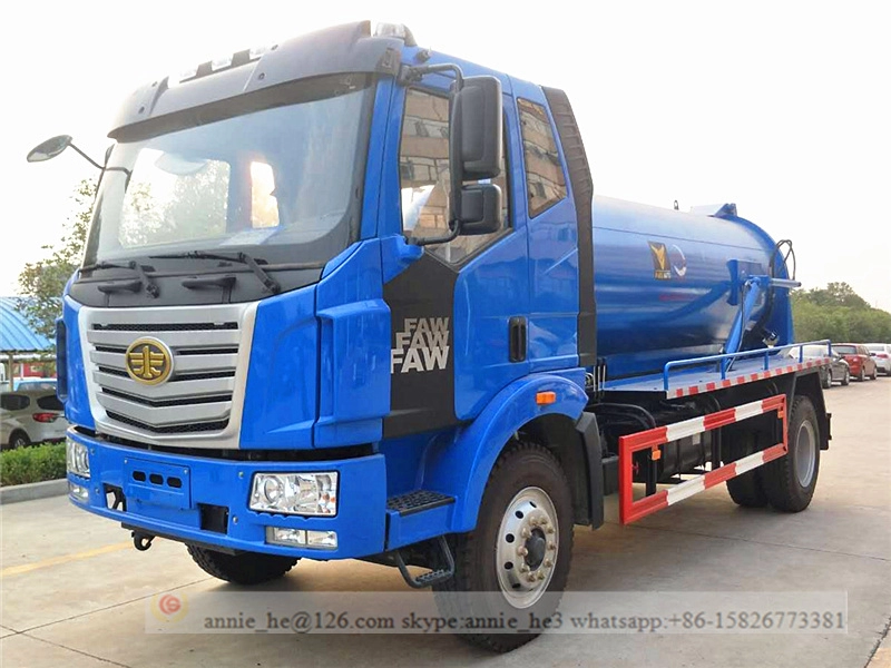 شاحنة تنظيف الفراغ FAW 7،500L