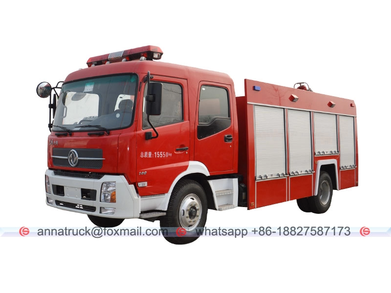 شاحنة رغوة لإطفاء الحرائق دونغفنغ سعة 7000 لتر