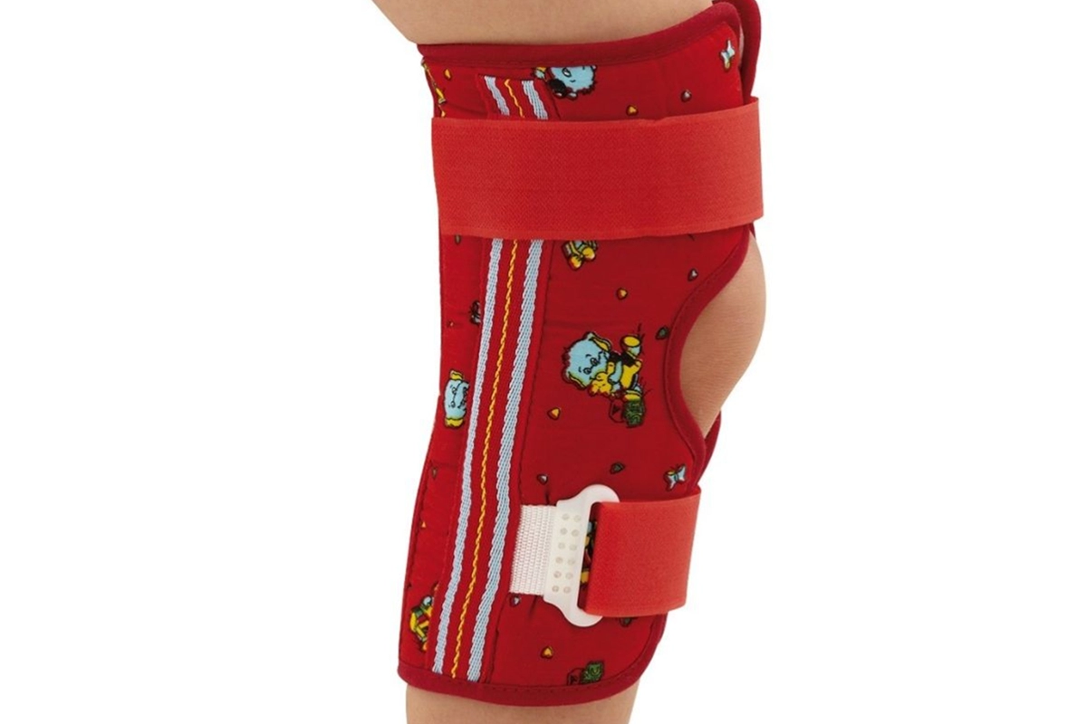 دعامات تثبيت الركبة للأطفال، الرضفة المفتوحة مصممة بمفصلات من الألومنيوم