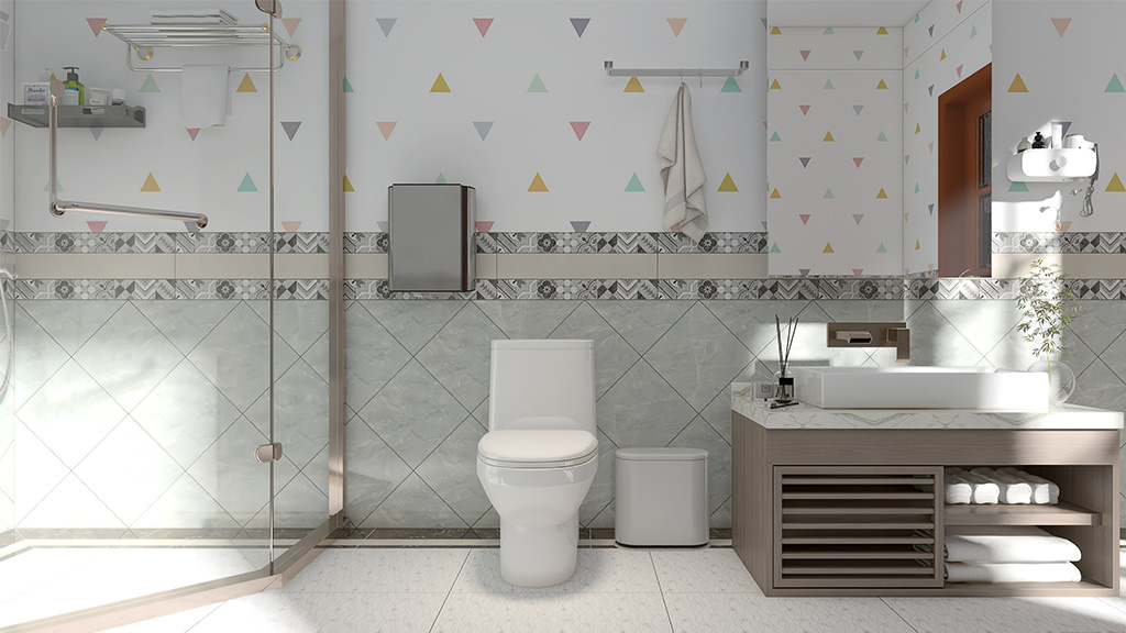 تصميم غرفة الاستحمام
