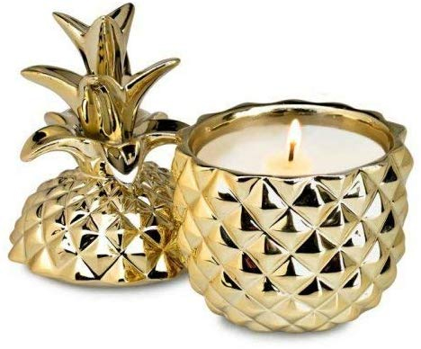 Pineapple candle jar