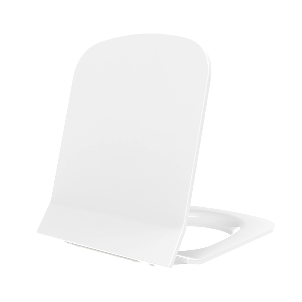 غطاء مقعد مرحاض أبيض رقيق للغاية من ساندويتش كلاسيكي