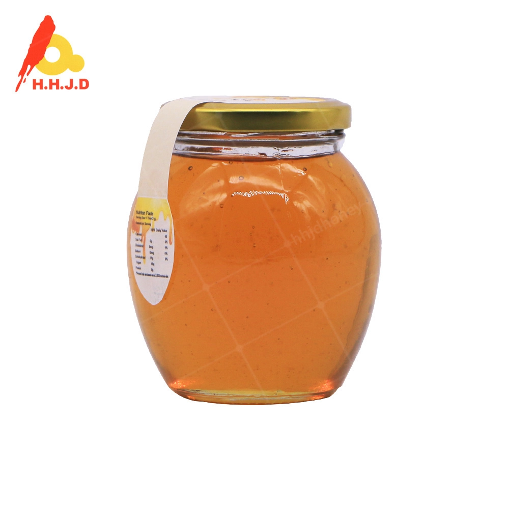 زجاجة بيع بالتجزئة من مصنع عسل عباد الشمس الخام الطبيعي