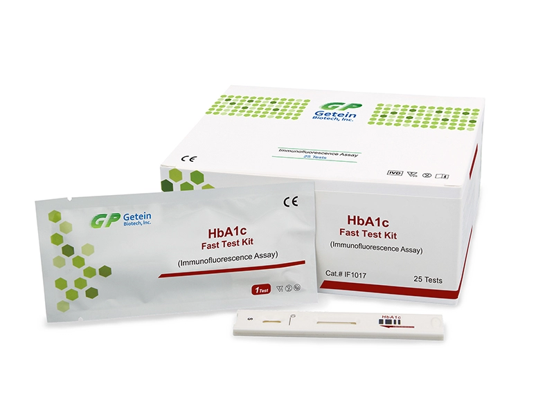 طقم اختبار HbA1c السريع (فحص التألق المناعي)