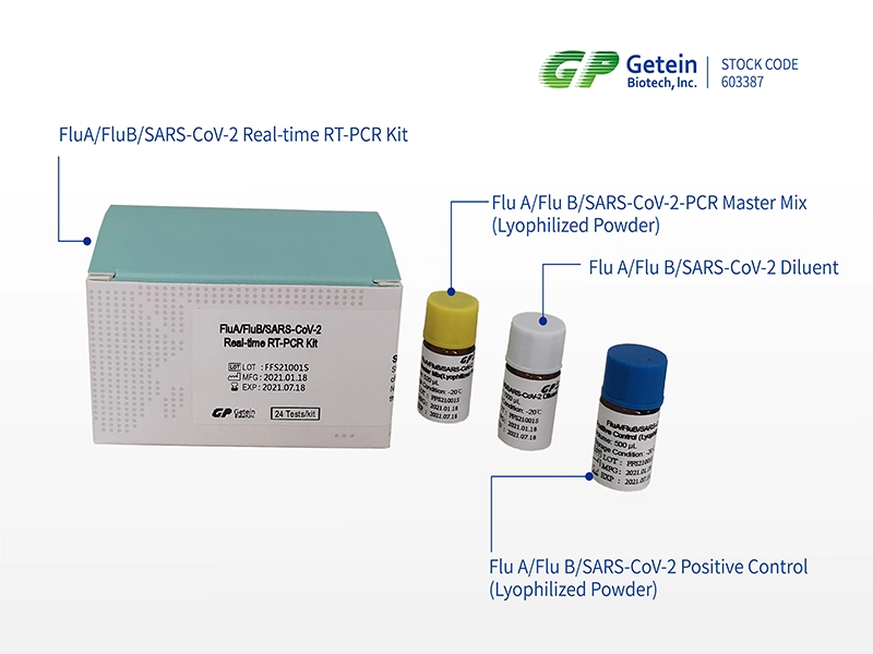 FluA / FluB / SARS-CoV-2 طقم RT-PCR في الوقت الحقيقي