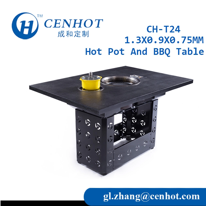 وعاء ساخن معدني مربع وطاولة شواء للبيع مورد CH-T24 - CENHOT