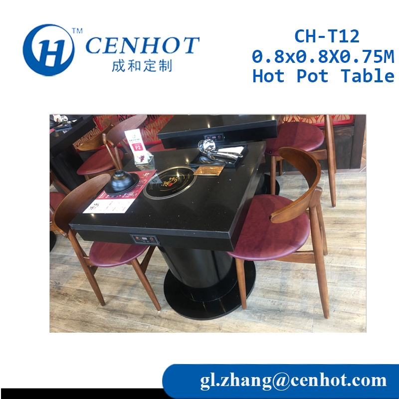 طاولة وعاء ساخن مع طباخ التعريفي لمصنع مطعم الصين - سينهوت