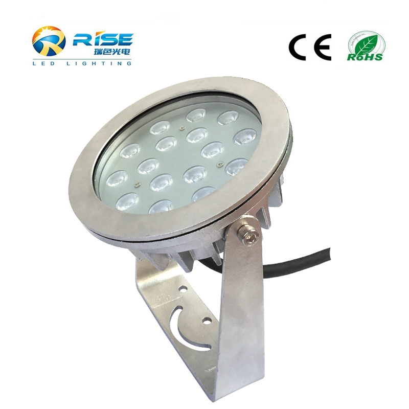 16x3W 48W LED ضوء بركة تحت الماء مع جهاز تحكم عن بعد