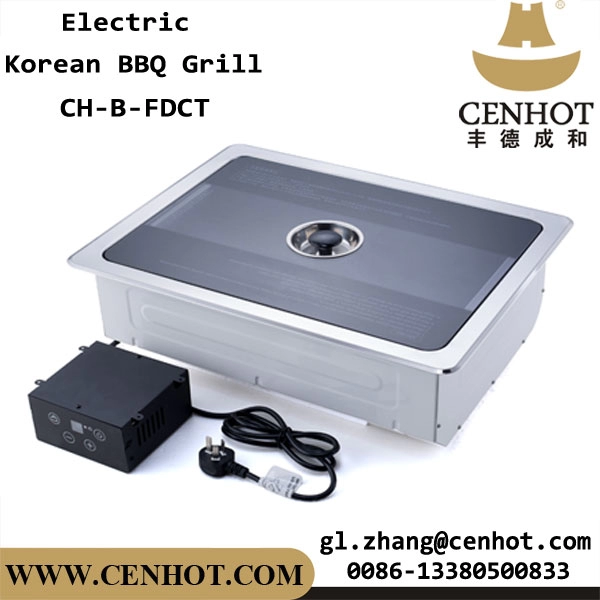 CENHOT Professional Restaurant Table Bbq Grill شواية الشواء مع لوحة الألومنيوم