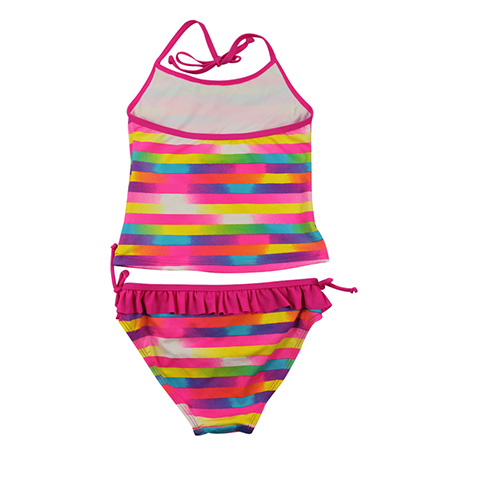 Rainbow stripes tanknis for girls
