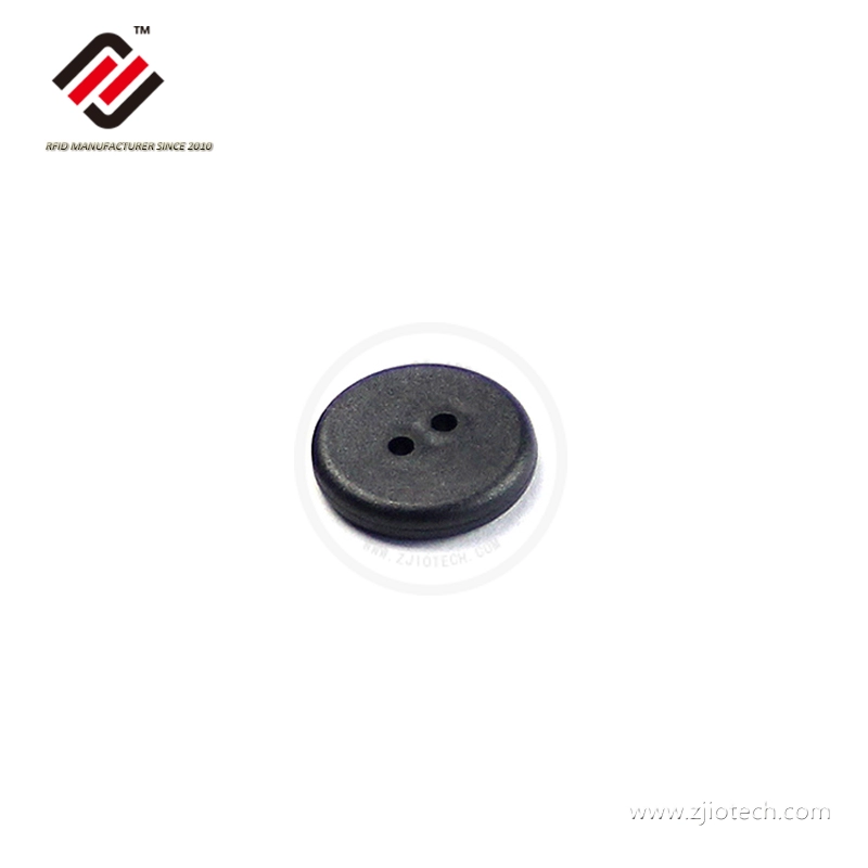 HF ICode Slix 15mm جولة علامة PPS RFID مقاومة للحرارة