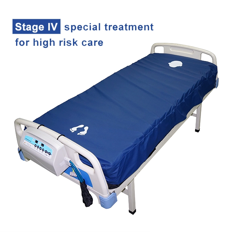 الرعاية الصحية بالتناوب الضغط مكافحة قرحة الفراش الطبية أنبوبي درجة وحدة العناية المركزة السرير مرتبة هوائية