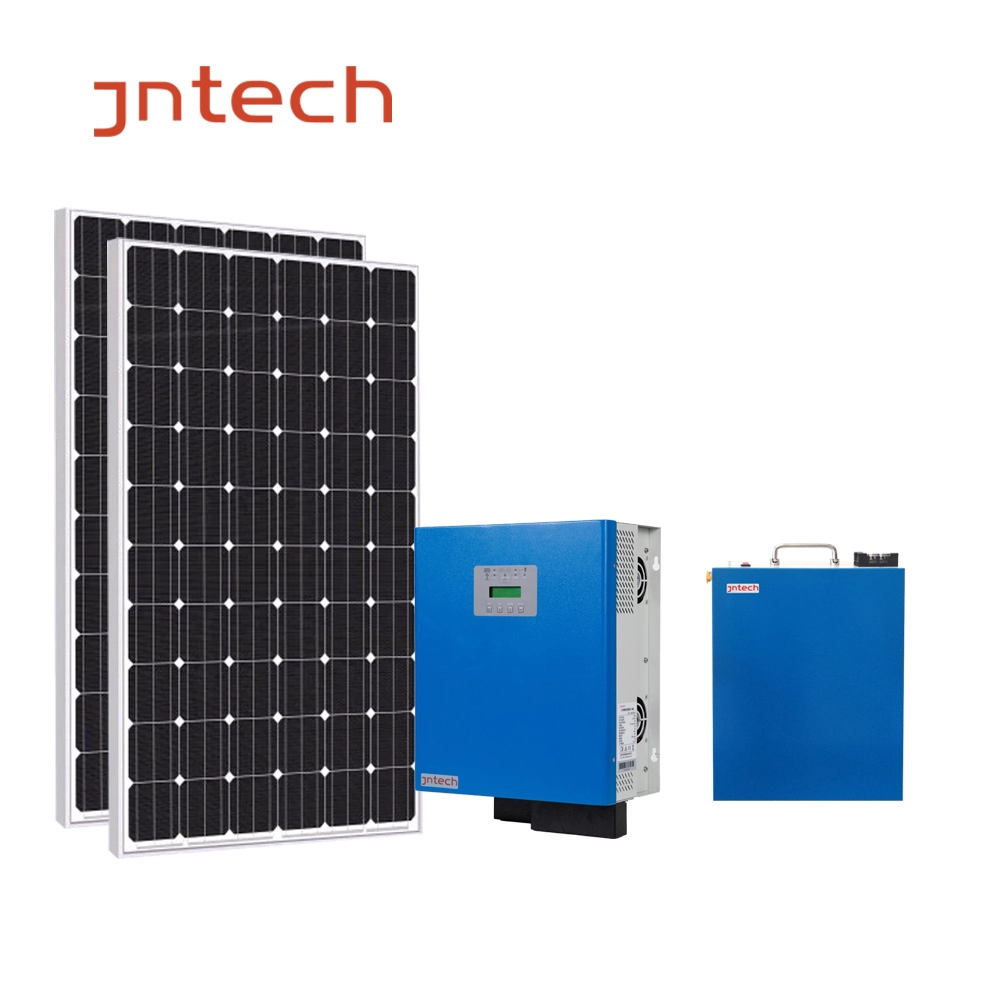 JNTECH سهلة التركيب الكامل 5000w 5kw خارج الشبكة المنزلية مجموعات الطاقة الشمسية نظام الإضاءة الشمسية سعر نظام الطاقة